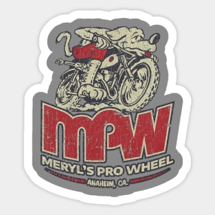 Meryl's Pro Wheel 1981 Sticker